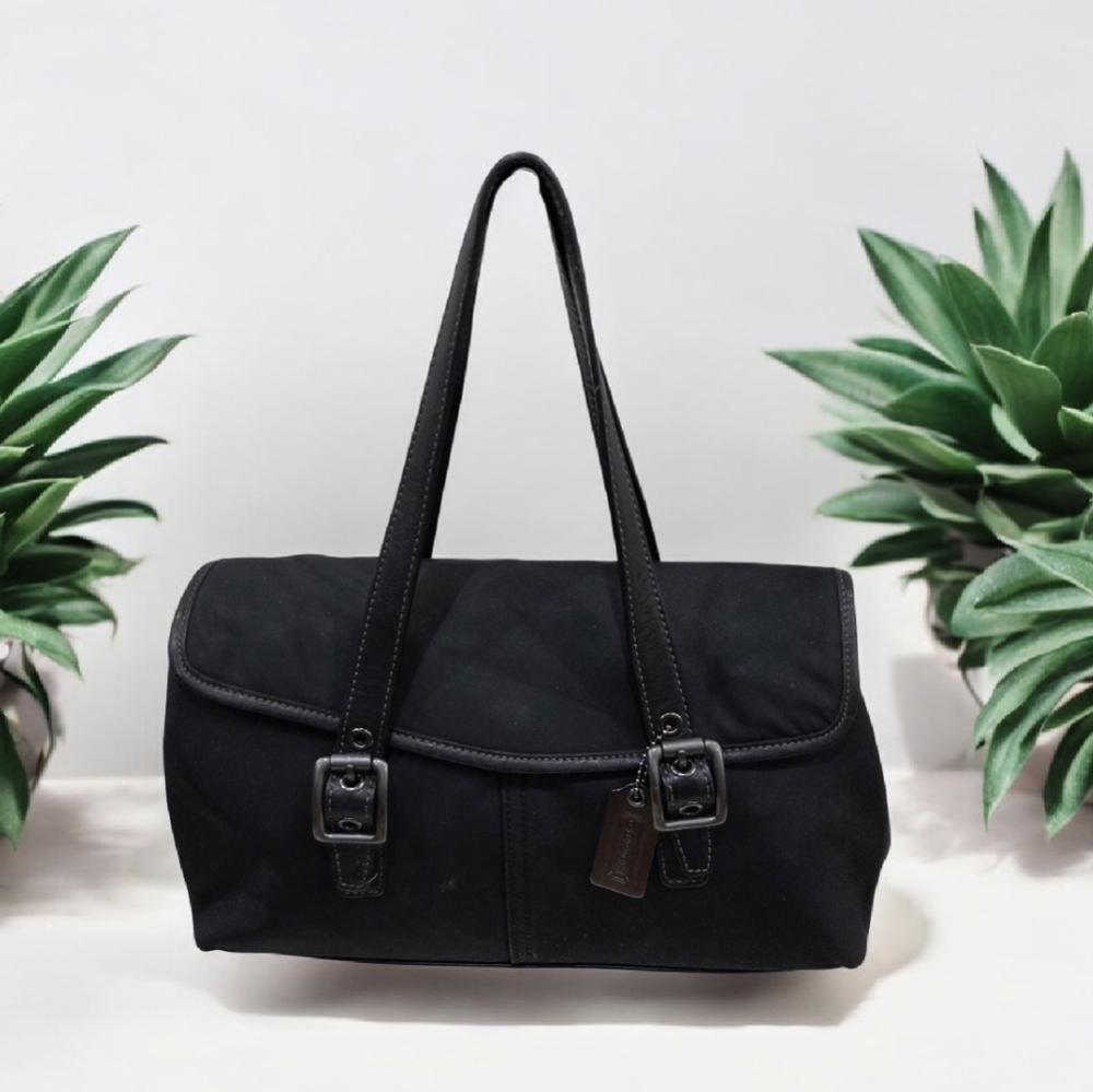🖤▪️Coach ▪️y2k  (2003 )Vintage black Nylon Handbag
